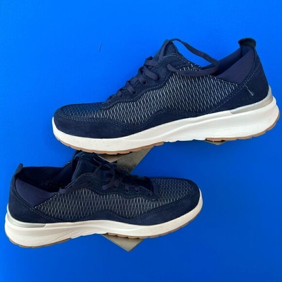 Ryka Women's Tiaya Mesh & Suede Lace-Up Walking Sneakers, Black Size 10M - Picture 2 of 6